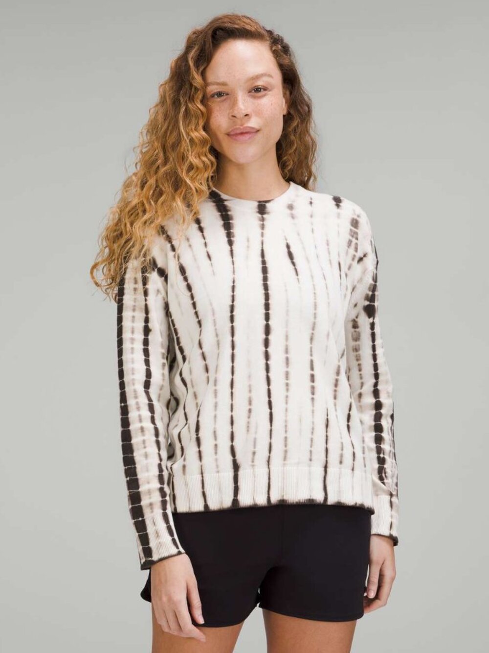 Lululemon Cashmere Blend Tie Dye Crewneck Sweater 16